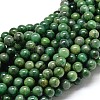 Natural West African Jade Round Beads Strands G-P075-03-6mm-1