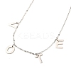 304 Stainless Steel Pendant Necklaces NJEW-JN03127-01-1