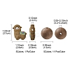Silicone Focal Beads Alpaca/Round SIL-FS0001-13-3
