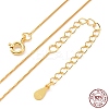 925 Sterling Silver Chain Necklace LS-NJEW-A011-03B-G-3