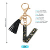 1Pc Resin Letter Keychains KEYC-TADJ0001-09V-3