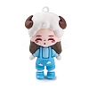 The 12 Chinese Zodiac Girl Doll PVC Plastic Pendants LS-KY-S172-16H-1