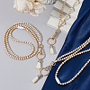 Wood Name Card Straps HJEW-FH00045-4