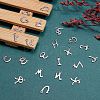 26Pcs 26 Letters 304 Stainless Steel Pendants STAS-SZ0001-65-4