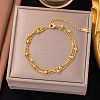 304 Stainless Steel Multi-strand Bracelets LS-BJEW-C110-03G-1