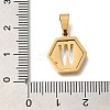 304 Stainless Steel Charms STAS-H227-01G-W-3