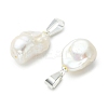 Natural Edison Baroque Keshi Pearl Pendants PALLOY-JF05628-2