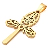 304 Stainless Steel Pendants STAS-R134-04G-02-2