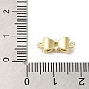 Brass Pave Clear Cubic Zirconia Connector Charms LS-KK-G499-14G-3