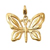 Butterfly 304 Stainless Steel Pendant Decorations STAS-R159-25G-1