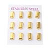 PVD Vacuum Plating 304 Stainless Steel Stud Earring EJEW-C099-06G-1
