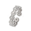 304 Stainless Steel Open Cuff Ring for Women LS-RJEW-Z083-01P-4