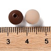 Rubberized Style Imitated Silicone Acrylic Beads MACR-D029-01F-3