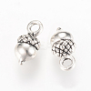 Tibetan Style Alloy Charms TIBEP-Q064-04AS-NR-1