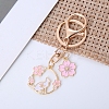 Alloy Enamel Pendants Keychain LS-KEYC-PW0002-102A-2