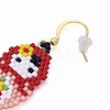 CRAFTDADY Seed Beads Dangle Earrings EJEW-CD0001-02-2