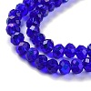 Electroplate Glass Beads Strands EGLA-A034-T1mm-L16-3