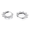 Tarnish Resistant 304 Stainless Steel Hoop Earrings Findings LS-STAS-N092-188-2