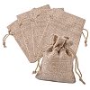 Burlap Packing Pouches Drawstring Bags LS-X-ABAG-Q050-7x9-01-1