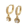 Brass Dangle Earrings EJEW-L271-14KCG-02-1
