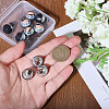 10 Pairs Iron & Plastic Blinkable Craft Eye DIY-GL0005-20B-3