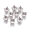 Non-Tarnish 316 Surgical Stainless Steel Sew on Prong Settings X-STAS-E470-01A-P-2