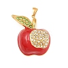 304 Stainless Steel Enamel Pendants LS-STAS-A135-05G-1
