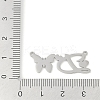 Non-Tarnish 304 Stainless Steel Pendants STAS-L279-002P-D-3