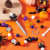 36Pcs 18 Styles Halloween Silicone Beads SIL-PH0001-28-5