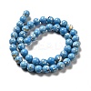 Synthetic Turquoise and Sea Shell Assembled Beads Strands G-D482-01B-04-3