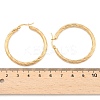 304 Stainless Steel Hoop Earrings EJEW-H322-17G-3
