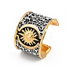 304 Stainless Steel Cuff Bangles for Women BJEW-K285-01B-G-4