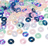 120Pcs 6 Colors Transparent Glass European Beads GLAA-TA0004-07-3