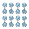 Platinum Plated Alloy Enamel Charms ENAM-S118-04F-P-2