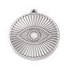 Tarnish Resistant 304 Stainless Steel Pendant Cabochon Settings STAS-F287-44P-1
