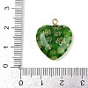 Handmade Millefiori Lampwork Heart Pendants LS-LAMP-L080-01P-04-3
