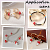 50Pcs Mushroom Handmade Lampwork Beads Strands LAMP-LT0001-06B-5