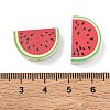Summer Themed Printed Wood Beads WD-CBAA998-A02-3