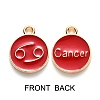 Alloy Enamel Pendants ENAM-SZ0001-28B-D-2