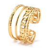 Ion Plating(IP) 304 Stainless Steel Finger Rings RJEW-L102-03G-3