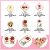 12Pcs 6 Styles Transparent Clear Epoxy Resin Pendants RESI-FS0001-88A-4