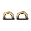 Zinc Alloy D Clasps PALLOY-A068-02AB-1