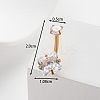 Clear Cubic Zirconia Belly Button Rings FS-WG81544-12-1