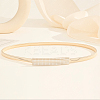 Iron & Resin Rhinestones Waist Chain Belts for Women Ladies Dress AJEW-WH20072-04G-3