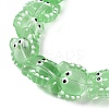 Transparent Glass Beads Strands LAMP-L078-010G-3