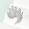 304 Stainless Steel Irregular Cuff Rings LS-RJEW-D306-09P-4