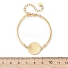 Religion 304 Stainless Steel Link Bracelets for Women BJEW-F524-02C-G-5
