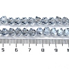 AB Color Plated Glass Beads EGLA-L018-B-AB07-2