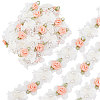 3 Yards Embroidery Flower Polyester Lace Trim OCOR-GF0002-54-1