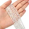 Electroplate Glass Beads Strands EGLA-R020-8x4mm-13-5